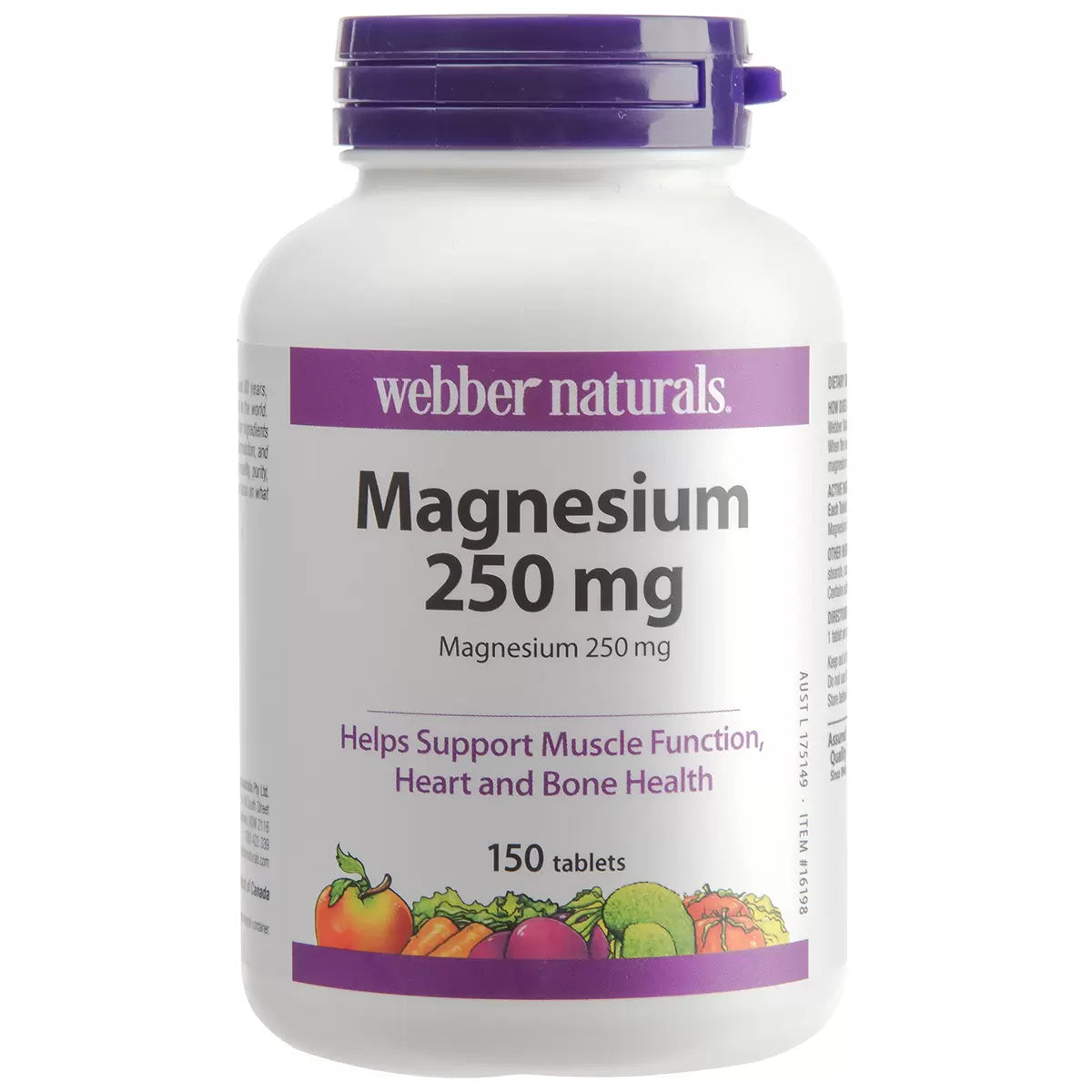 Webber Naturals - 強效鎂 (250毫克) 150粒