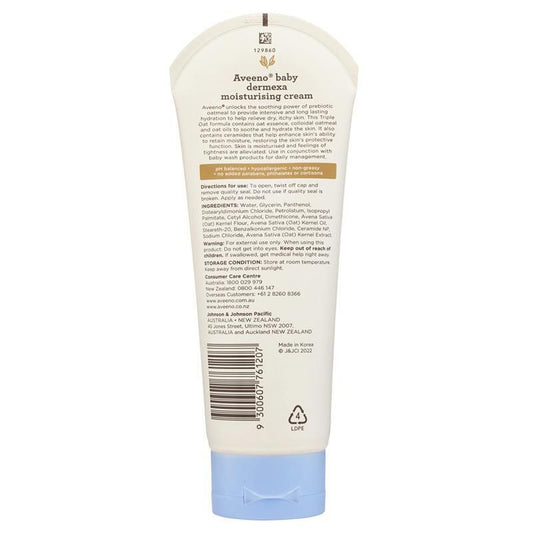 Aveeno baby - Dermexa 無香料保濕霜 206g
