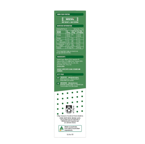 雀巢咖啡 - 聯乘 Krispy Kreme 甜甜圈拿鐵8包裝