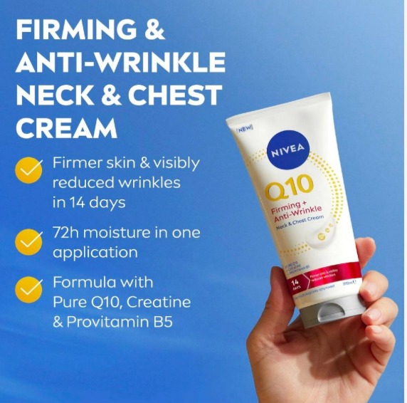 NIVEA - Q10 緊緻抗皺頸部和胸部霜200ml