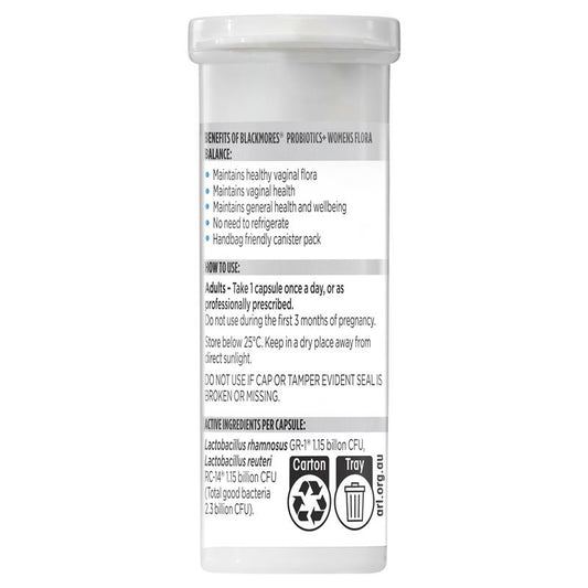 BLACKMORES - 女性專用 (私密) 益生菌 (30粒)