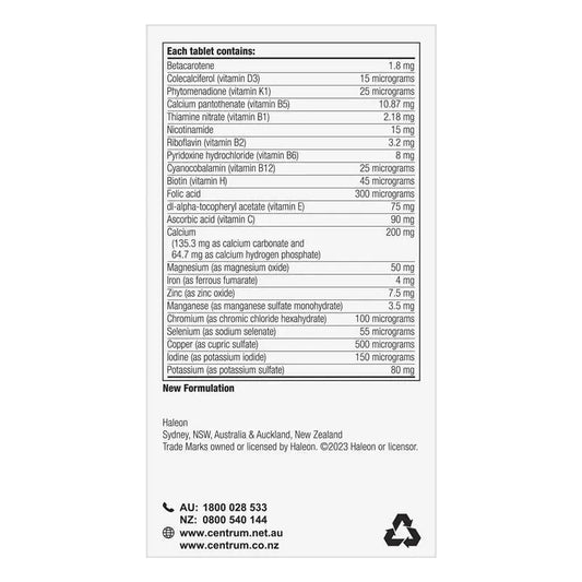善存 - Advance 50+ 多種維他命及礦物質 100 粒 (平行進口)