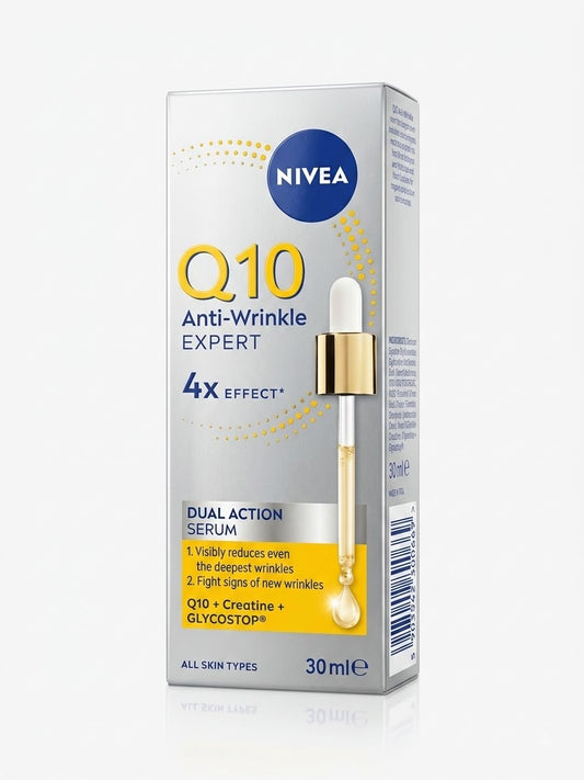 Nivea Q10 Dual Action Serum Q10全方位抗糖抗皺精華 30ml