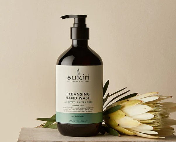 Sukin Eucalyptus and Tea Tree Cleansing Hand Wash 桉樹和茶樹洗手液 500 ML