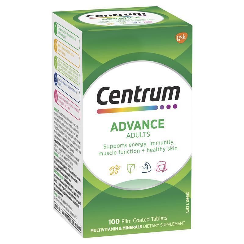 善存 - Advance 多種維他命及礦物質 100 粒