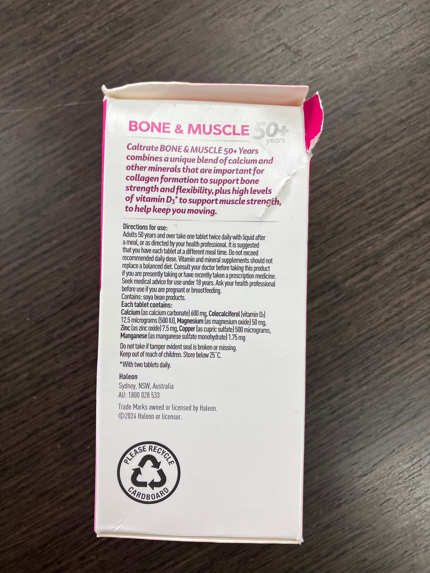 [包裝破損] 佳存-50+ 健肌骼配方 (加鈣、維他命D3、礦物質) 100粒