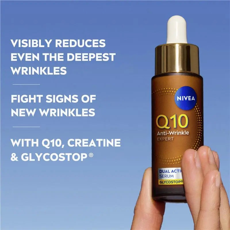 Nivea Q10 Dual Action Serum Q10全方位抗糖抗皺精華 30ml