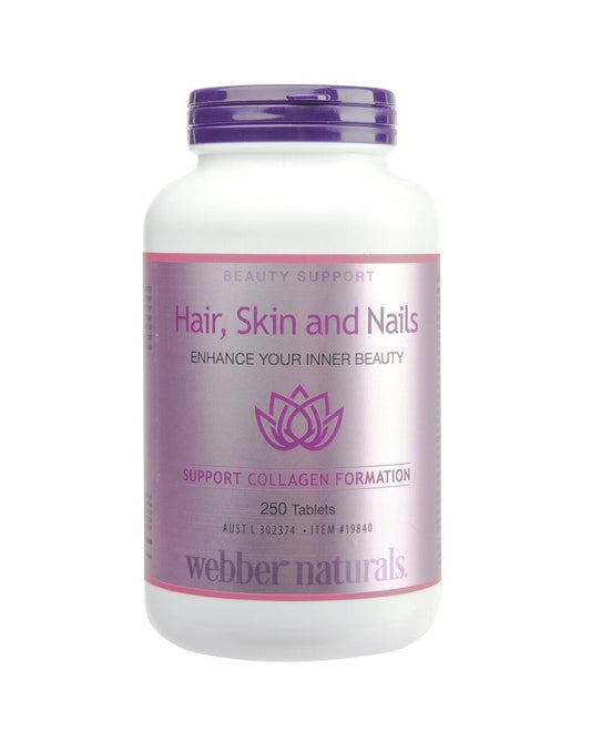 Webber Naturals -  美髮煥膚強甲配方(250粒增量裝)