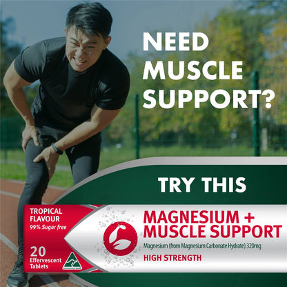 澳洲 Nature's Own Magnesium + Muscle Support 鎂肌 20 片