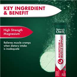 澳洲 Nature's Own Magnesium + Muscle Support 鎂肌 20 片