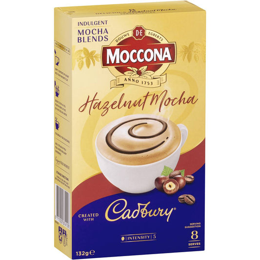 名仕 Moccona x 吉百利 Cadbury Hazelnut Mocha (8包裝)