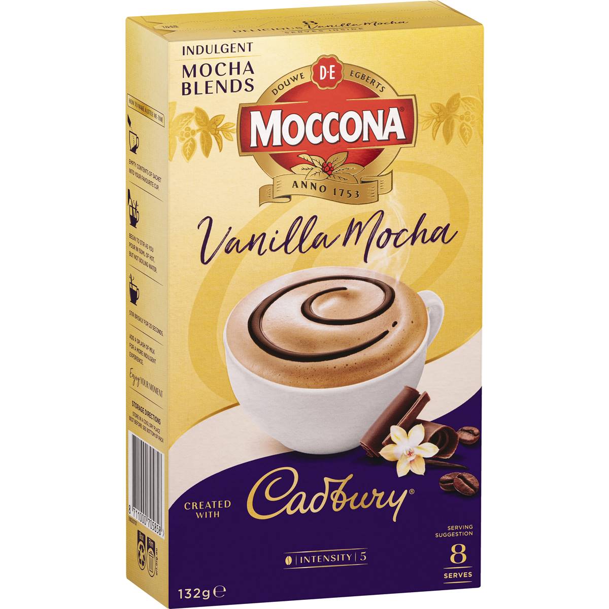 名仕 Moccona x 吉百利 Cadbury Vanilla Mocha