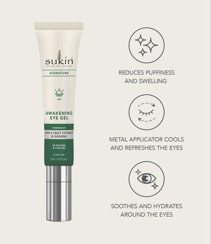 Sukin - 皇牌眼部煥醒啫喱(15ML)