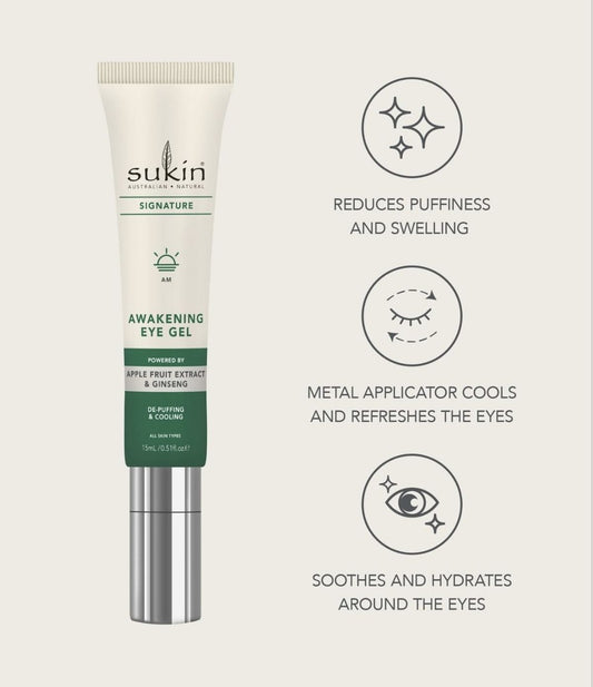 Sukin - 皇牌眼部煥醒啫喱(15ML)