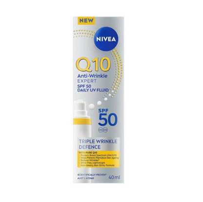 NIVEA - Q10 抗皺專家(Anti-Wrinkle Expert)日常防曬面部乳液 SPF50 40ml