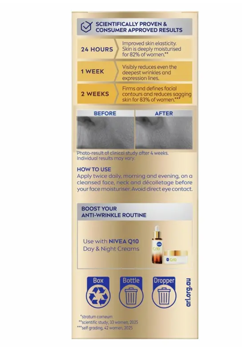 妮維雅 - Q10 抗皺膠原蛋白 Pro 3合1修復精華液 30ml