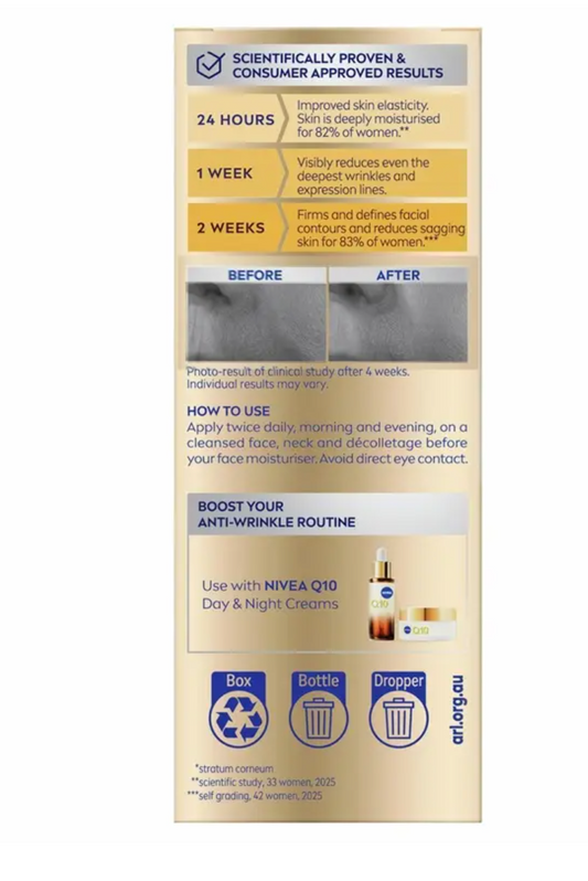 妮維雅 - Q10 抗皺膠原蛋白 Pro 3合1修復精華液 30ml