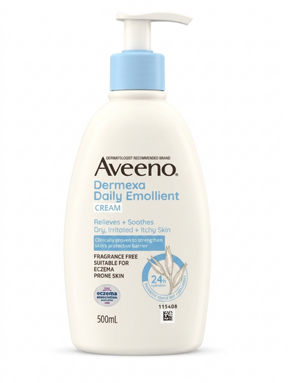 Aveeno - Dermexa 日用柔潤無香料身體乳霜(200ml/500ml)
