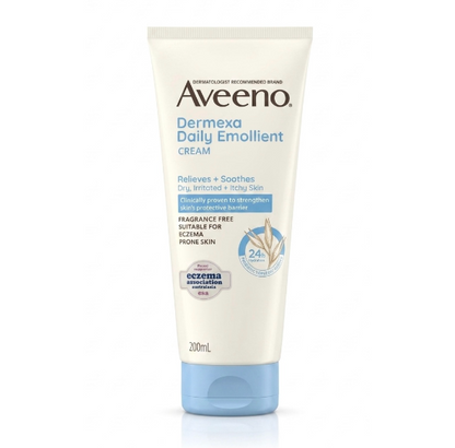 Aveeno - Dermexa 日用柔潤無香料身體乳霜(200ml/500ml)