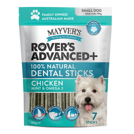 MAYVER'S ADVANCED+ 雞肉味狗狗潔齒棒 150克