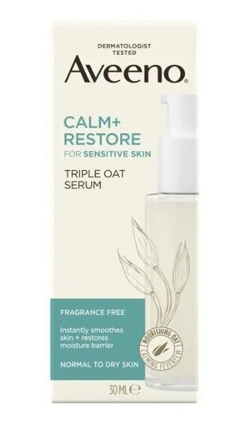 Aveeno - 最強紓緩敏感肌膚組合 (精華液 + 保濕霜)