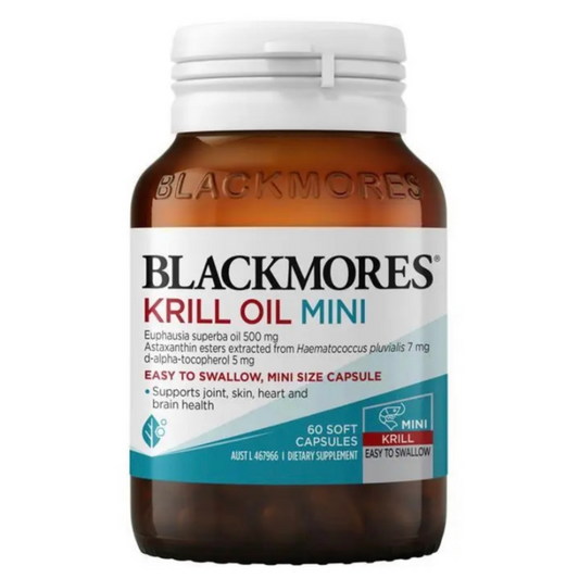 BLACKMORES - 磷蝦油迷你裝膠囊 (60 粒)