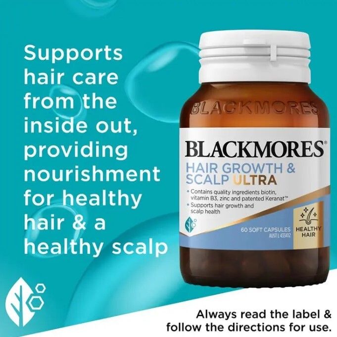 BLACKMORES - 生髮+頭皮健康 Ultra (60粒)